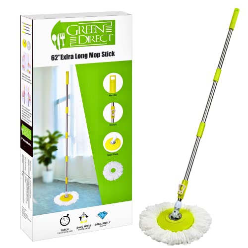 Green Direct Spin Mop Stick