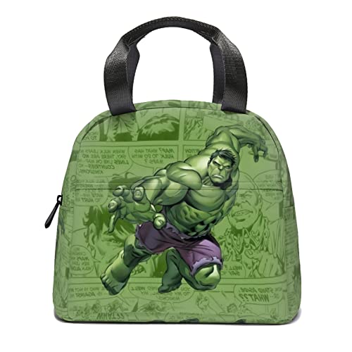 Green Insulated Lunch Bag