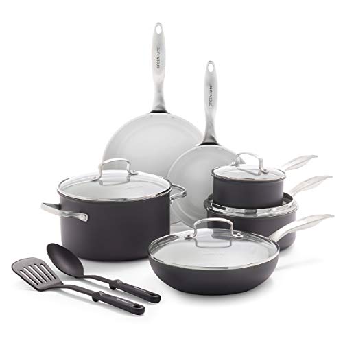 GreenLife Pro Hard Anodized Cookware Set