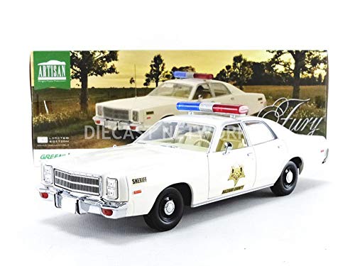 Greenlight 19055 1:18 Artisan Collection - 1977 Plymouth Fury - Hazzard County Sheriff