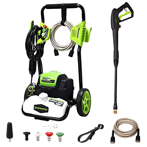 Greenworks 1800 PSI Pressure Washer - Powerful, Efficient, and Reliable