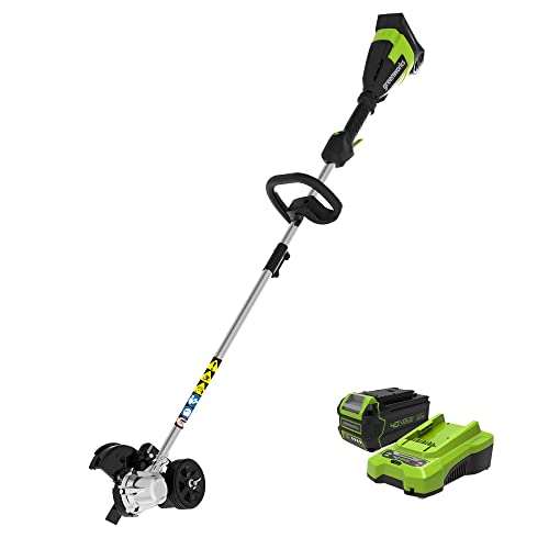 VEVOR Lawn Edger, 20 V Battery Powered Cordless Edger, 9-inch Blade Edger  Lawn Tool with 3-Position Blade Depth, Battery and Charger Included, for  Lawns, Driveways, Borders, and Sidewalk Edges