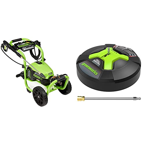 Greenworks Electric Pressure Washer & Surface Cleaner Combo