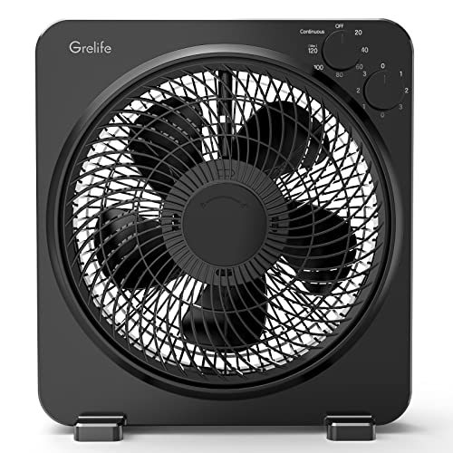 Grelife 14" Table Fan with 3 Speeds