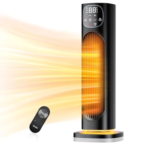 Grelife 24" Space Heater with Remote Control and Timer