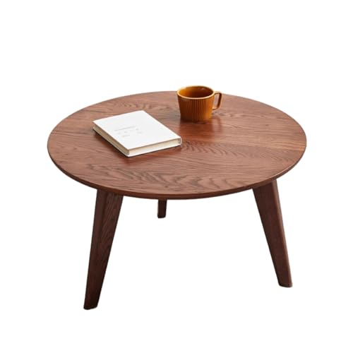 Grewood Round Coffee Table - 100% Solid Oak Wood