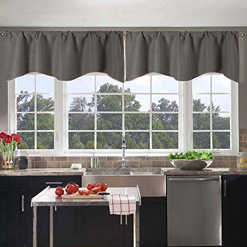 Grey Farmhouse Valances