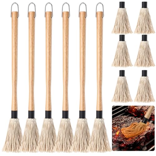 Grill Basting Mop with Replacement Heads