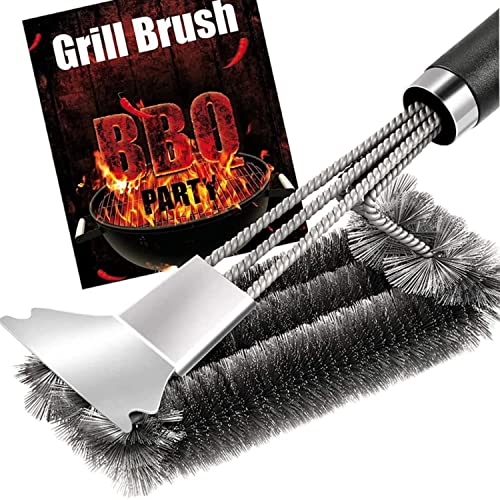 Grill Brush and Scraper BBQ 3 in 1
