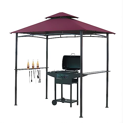 Grill Gazebo BBQ Canopy for Outdoor Barbeque Shelter
