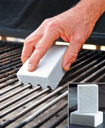 Grill Griddle Cleaning Brick Block Magic Stone Grill Cleaner - 2 Pack