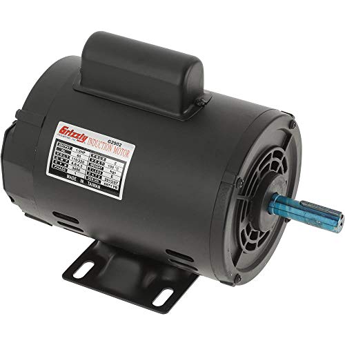 Grizzly Industrial G2902 - Motor 1/2 HP Single-Phase 3450 RPM Open 110V/220V