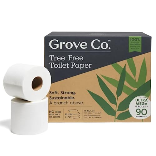 Grove Co. Bamboo Toilet Paper - Ultra-Soft, Strong, and Sustainable