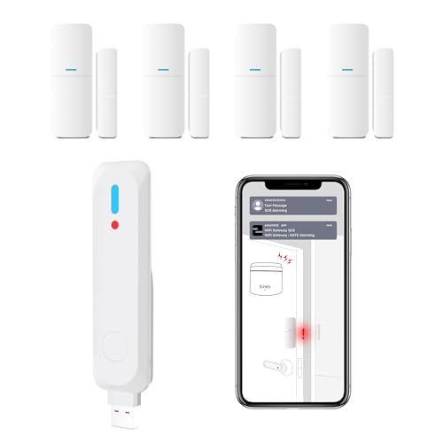 GRSICO Home Alarm System 5-Piece Kit: Wireless DIY Security for Peaceful Living
