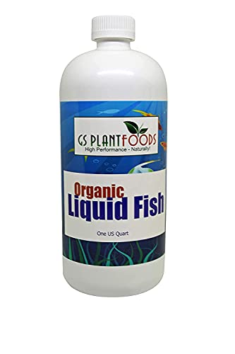 Organic Liquid Fish Fertilizer for Plants - 36 oz