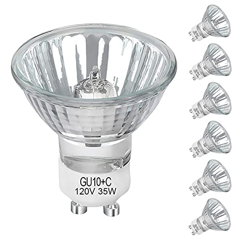 GU10 Halogen 35W Bulbs, 6 Pack