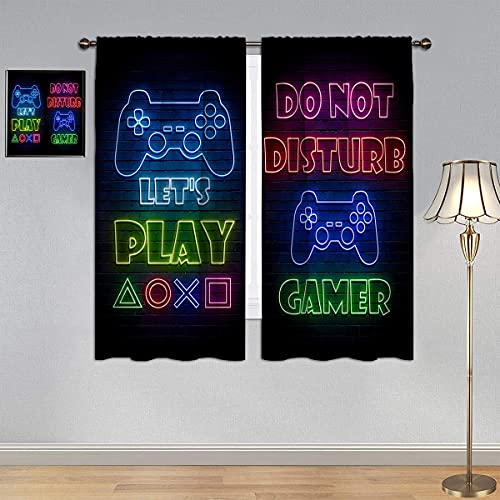 GY Gamepad Gamer Curtains - Add Style and Functionality to Your Kid's Room