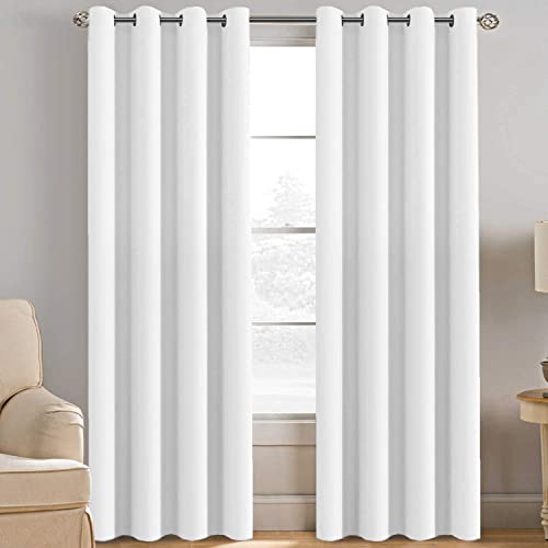 H.VERSAILTEX White Curtain 84 inches Long
