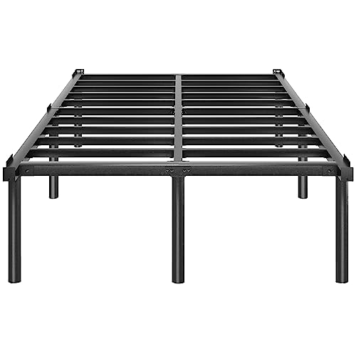 HAAGEEP Metal Bed Frame King Size - Sturdy Platform Bedframe