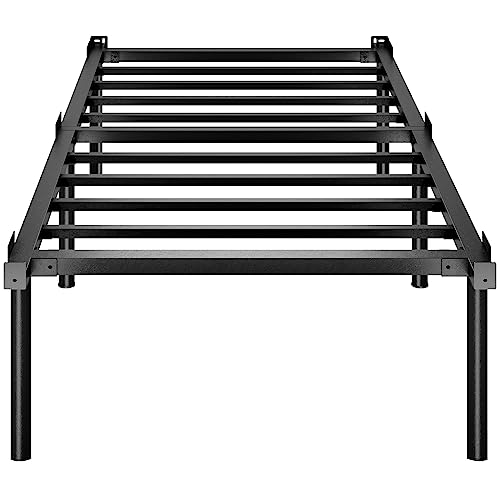 HAAGEEP Metal Bed Frame Twin Size - Heavy-Duty Platform Bedframe