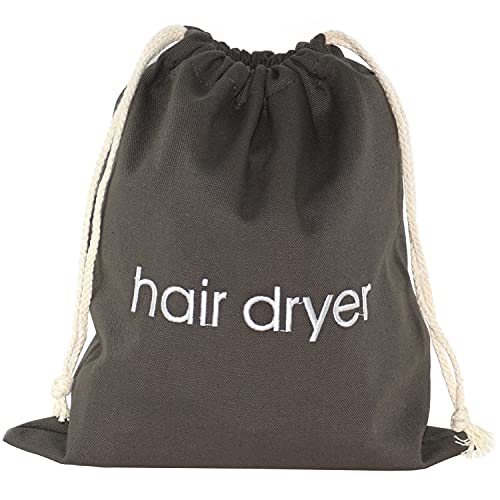 Hair Dryer Bag Cotton Drawstring Storage Container