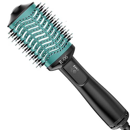 Hair Dryer Brush Blow Dryer Brush in One, Professional Hot Air Brush 4 in 1 One Step Hair Dryer and Styler Volumizer with Negative Ion for Drying, Straightening, Curling, Salon for All Hair Types