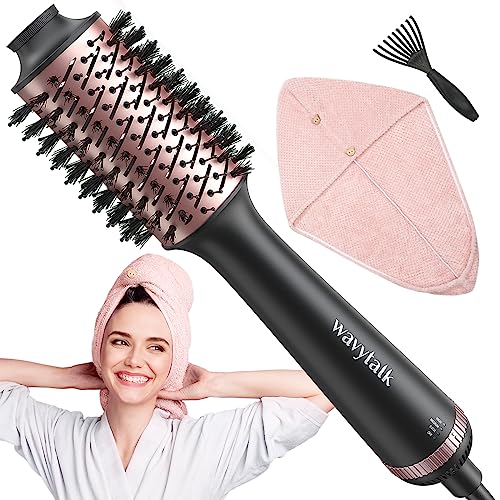 Hair Dryer Brush Blow Dryer with Negative Ionic