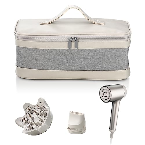 Hair Dryer Carrying Case with Organizer for Attachments