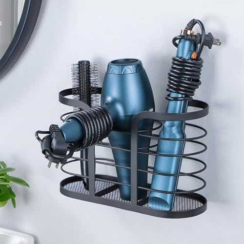 Hair Dryer Holder Wall Mounted - Blow Dryer Holder/Hair Tool Organizer