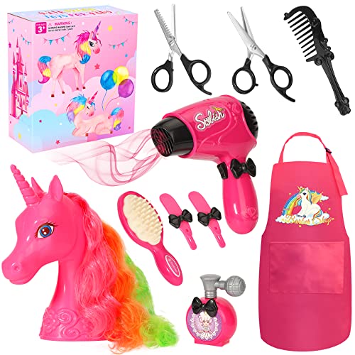Hair Salon Toys for Girls: Unicorn Styling Set