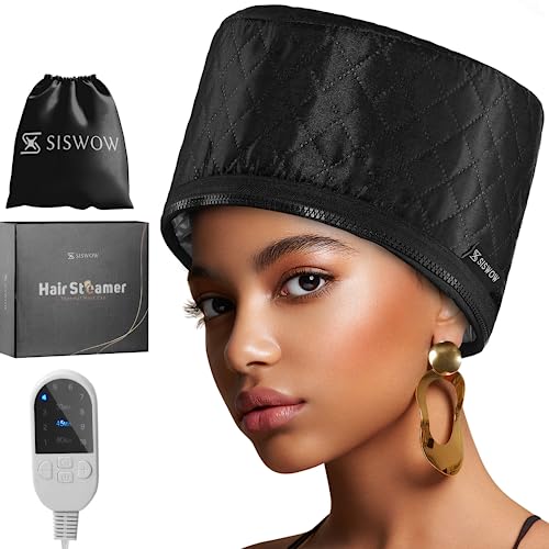 Thermal Steam Cap for Natural Hair Home Use