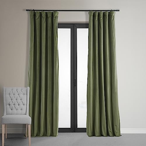 Half Price Drapes Blackout Velvet Curtains