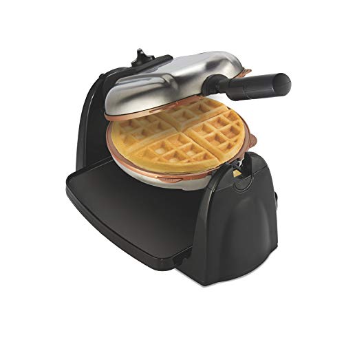 Elite Gourmet Flip Belgian 1.25 Waffle Maker 