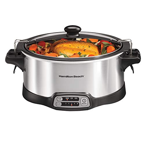 Hamilton Beach 33663 Slow Cooker with Stovetop-Safe Sear & Cook Crock