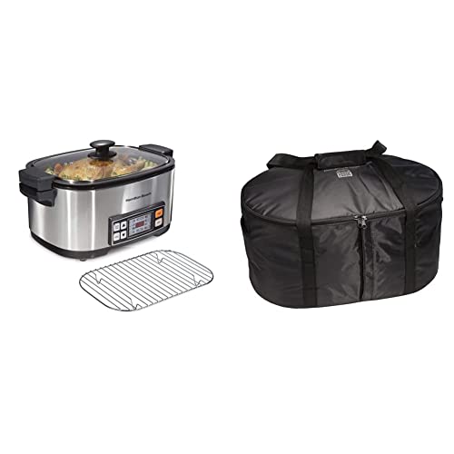 Hamilton Beach 9-in-1 Slow Cooker with Travel Case