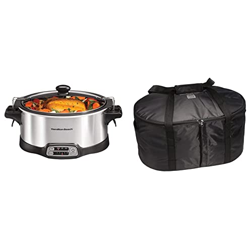 Hamilton Beach Programmable Slow Cooker with Travel Case