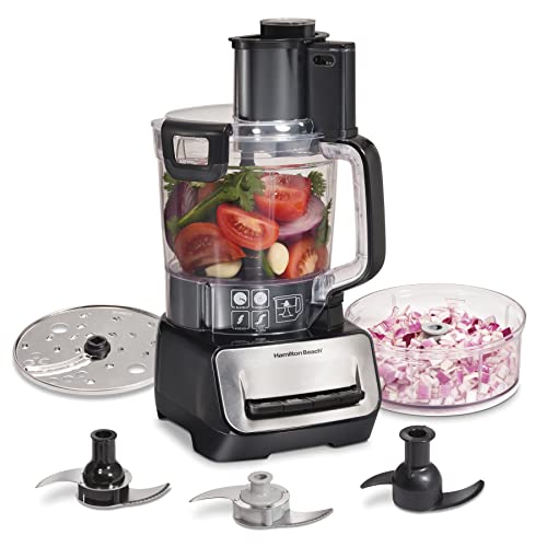  Food Processor, Anthter 600W Professional Food Processors &  Vegetable Chopper, with 7 Processor Cups, Reversible Disc, Chopping Blade & Dough  Blade for Chopping, Slicing, Purees & Dough: Home & Kitchen