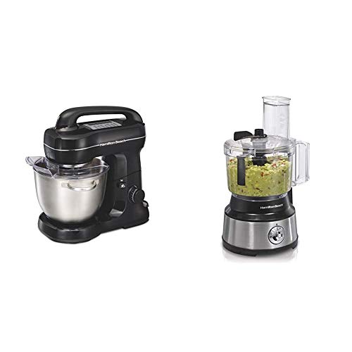 Hamilton Beach Stand Mixer & Food Processor with Bowl Scraper