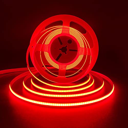 HAMRVL COB LED Strip Lights Red