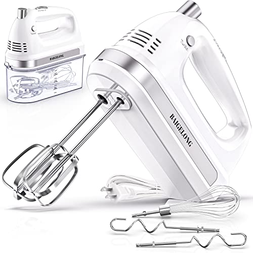 Hand Electric Mixer with 5 Speeds + Turbo Boost
