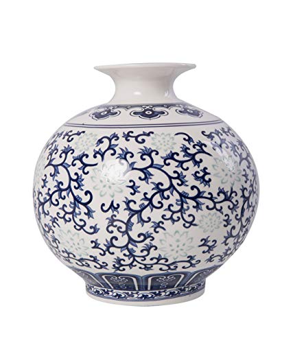 Hand-Made Blue and White Porcelain Vase