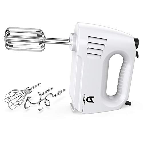 Hand Mixer Electric - UTalent 180W Multi-Speed Hand Mixer with Turbo Button