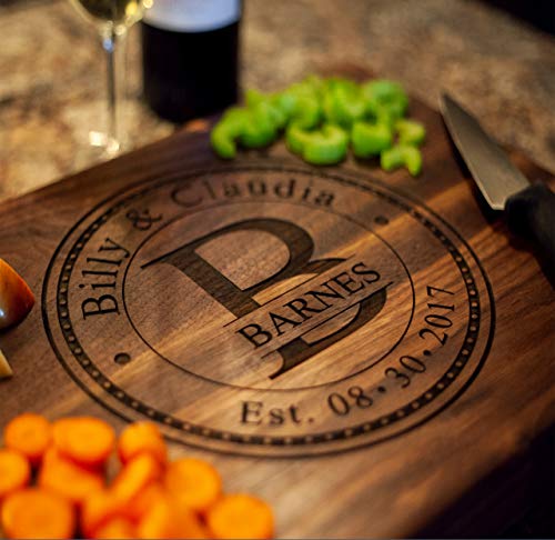 Handcrafted Wedding Anniversary Cutting Boards