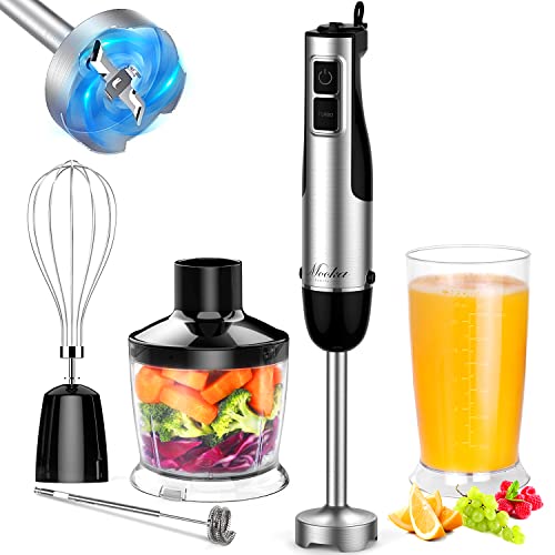 MegaWise Pro Titanium Reinforced 3-in-1 Immersion Hand Blender, Powerf –  Megawise