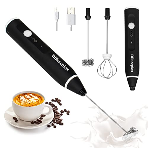 Handheld Milk Frother Foam Maker USB-Rechargeable