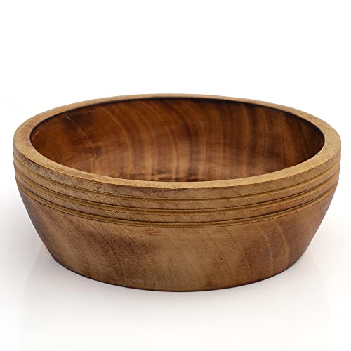 Handmade Decorative Wood Snack Serving Bowl