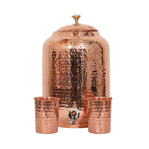 Handmade Pure Copper Water Dispenser Pot