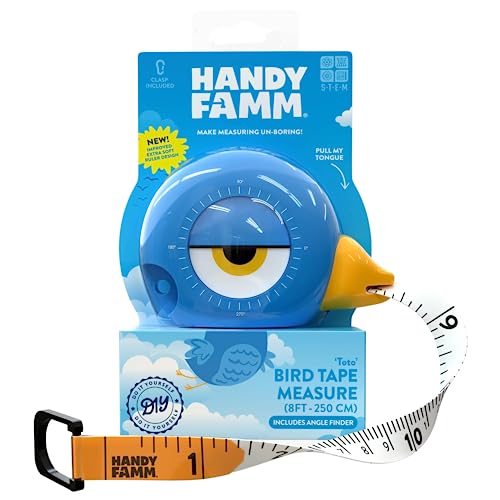 Handy Famm Animal-Shaped Kids Tape Measure