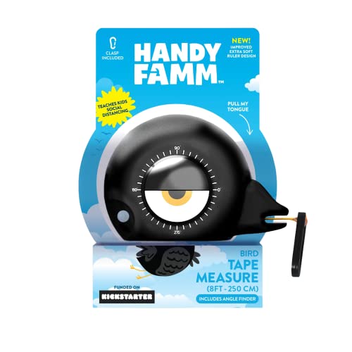 Handy Famm Kids 8 Ft Retractable Bird Measuring Tape