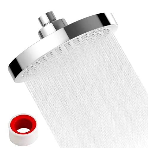 6 Inch High Pressure Shower Head for Low Water Homes
